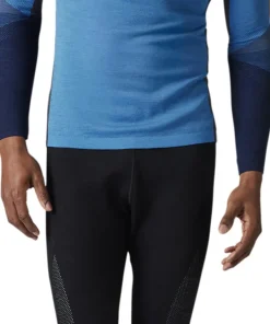 Intraknit Thermal Merino Crew Neck Colorblock Base Layer Top - Men's