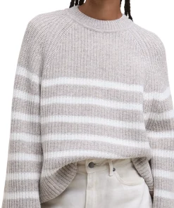 Irene Striped Crew Neck Jumper - Women's