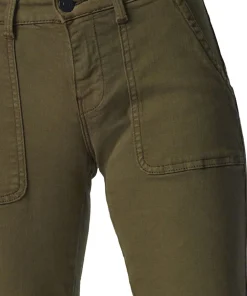 Ivy Dark Jade Twill Non-Denim Jean - Women's