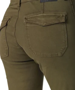 Ivy Dark Jade Twill Non-Denim Jean - Women's