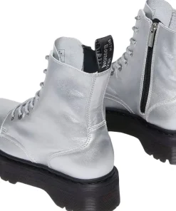 Jadon Metallic Leather Platform Boots - Unisex