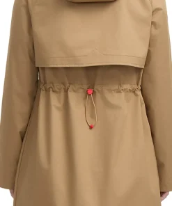 Jency Cotton High Low Hemline Rain Jacket - Women's