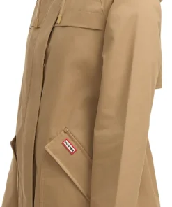 Jency Cotton High Low Hemline Rain Jacket - Women's