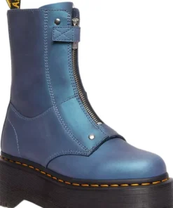 Jetta Hi Max Metallic Leather Platform Boots - Women's
