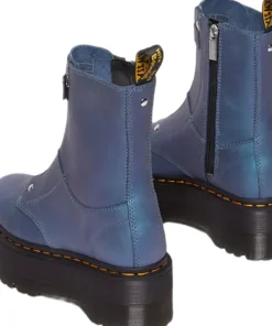 Jetta Hi Max Metallic Leather Platform Boots - Women's