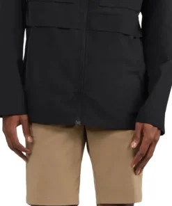 Jiro Rain Shell Jacket with Fixed Hood - Men's