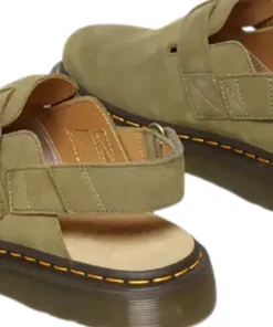 Jorge II Tumbled Nubuck Leather Slingback Mules - Unisex