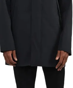 Kaito Car Coat with Fixed Hood - Men's