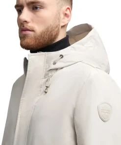 Kaito Car Coat with Fixed Hood - Men's
