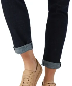 Kathleen Solid Rinse Feather Blue Denim Jeans - Women's