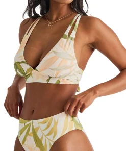 Key Hole Straps Crop Bikini Top - Women's