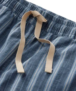 Lakewashed Mid-Rise Stripe Dock Shorts - Women's