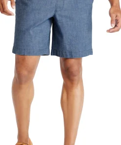 Lakewashed Stretch Chambray Pull-On Shorts 8