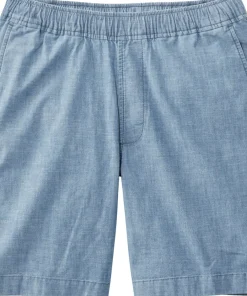 Lakewashed Stretch Chambray Pull-On Shorts 8