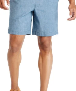 Lakewashed Stretch Chambray Pull-On Shorts 8