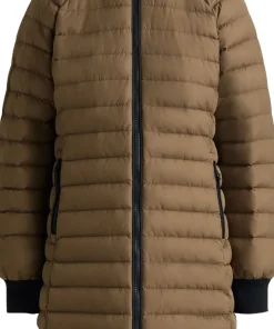 Lawrence Insulated Mid-Thigh Length Down Coat - Women's