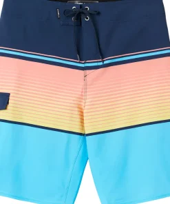 Lennox Stripe Boardshort 18" - Men's
