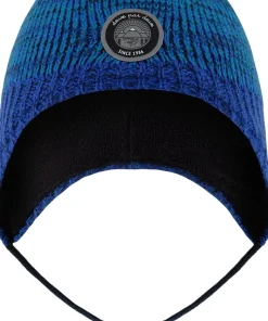 Lined Dino Peruvian Knit Winter Hat with Pompom- Baby Boy