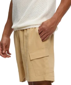 Linen Cargo Shorts - Men's