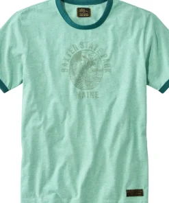 L.L.Bean x Todd Snyder Organic Jersey Heather Short-Sleeve Graphic T-Shirt - Men's
