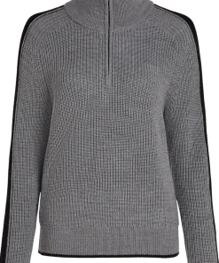 Lodge Merino Long Sleeve Half-Zip Sweater - Women's