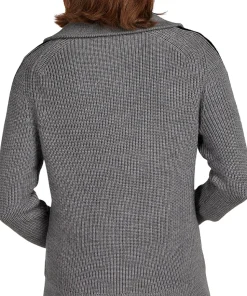 Lodge Merino Long Sleeve Half-Zip Sweater - Women's