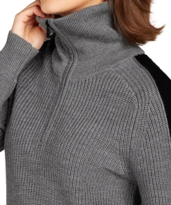 Lodge Merino Long Sleeve Half-Zip Sweater - Women's