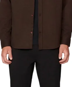 Long Sleeve Knit Flannel Shirt - Men's