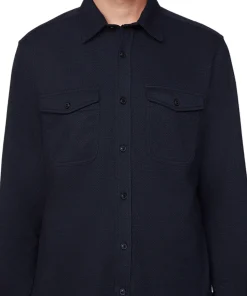 Long Sleeve Knit Flannel Shirt - Men's