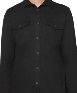Long Sleeve Knit Flannel Shirt - Men's