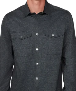 Long Sleeve Knit Flannel Shirt - Men's