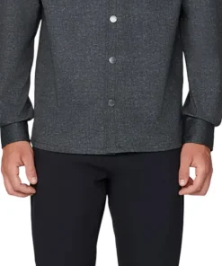 Long Sleeve Knit Flannel Shirt - Men's