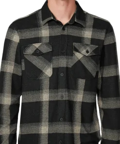 Long Sleeve Knit Flannel Shirt - Men's