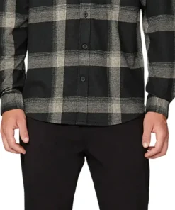 Long Sleeve Knit Flannel Shirt - Men's