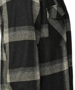 Long Sleeve Knit Flannel Shirt - Men's