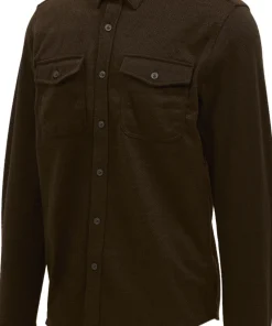Long Sleeve Knit Flannel Shirt - Men’s