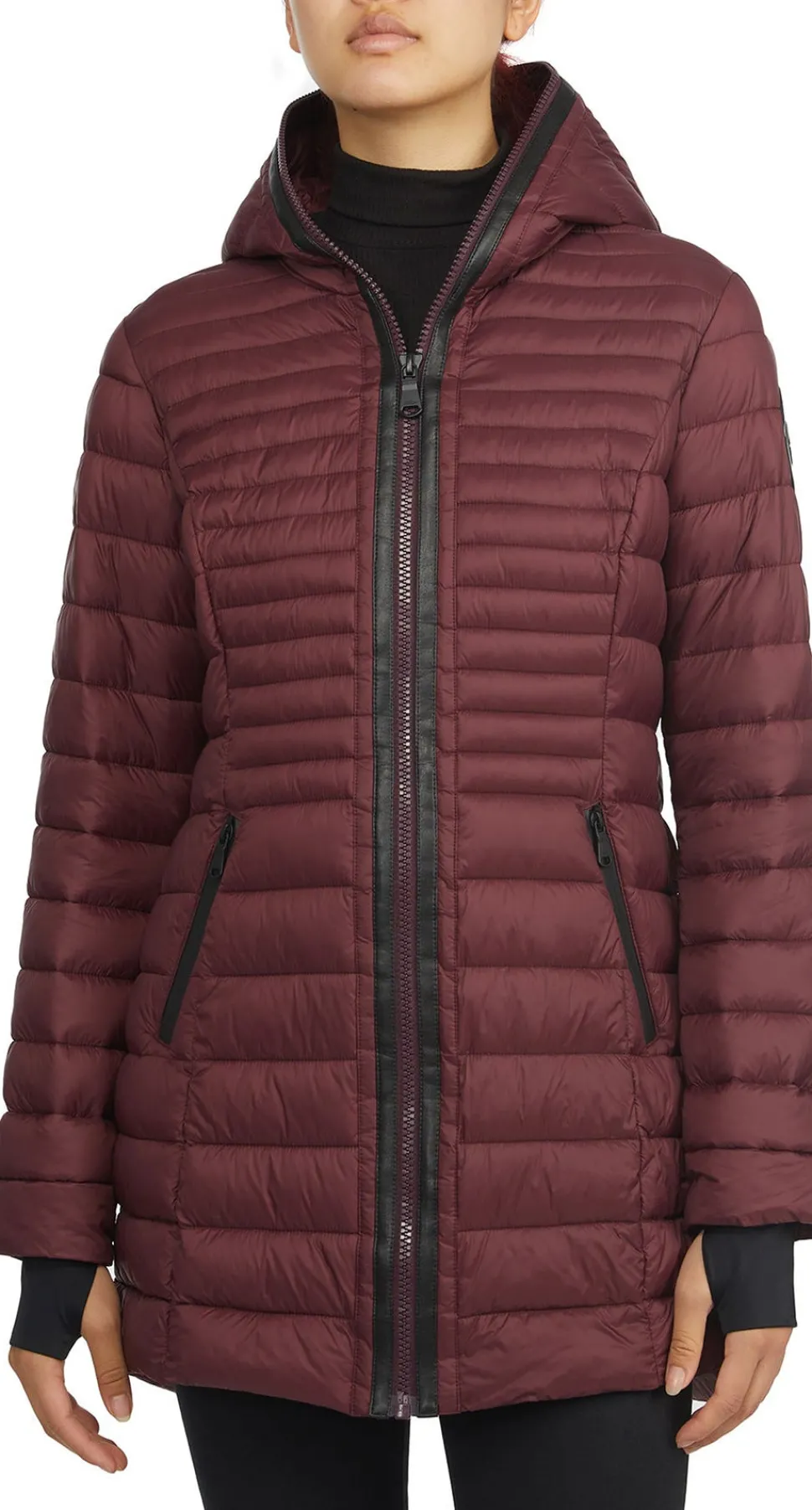 Lyvien Lightweight Packable Puffer Jacket with Zip to Top Fixed Hood - Women's