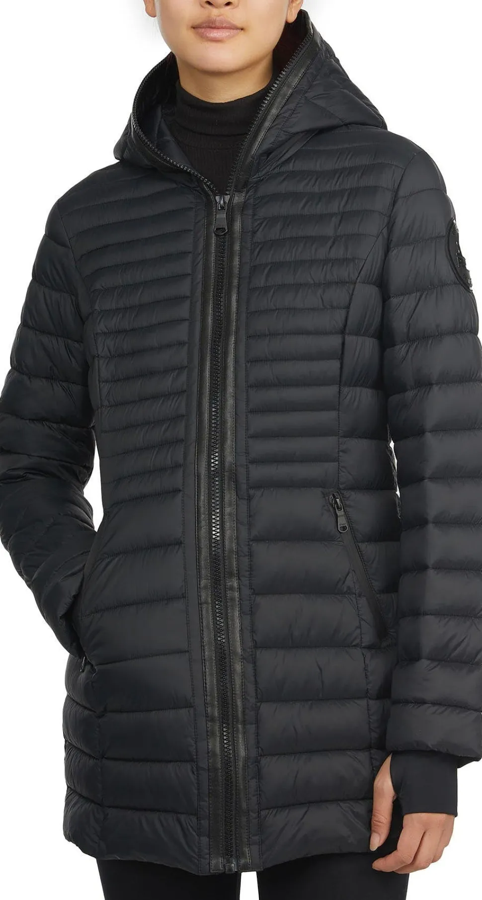Lyvien Lightweight Packable Puffer Jacket with Zip to Top Fixed Hood - Women's