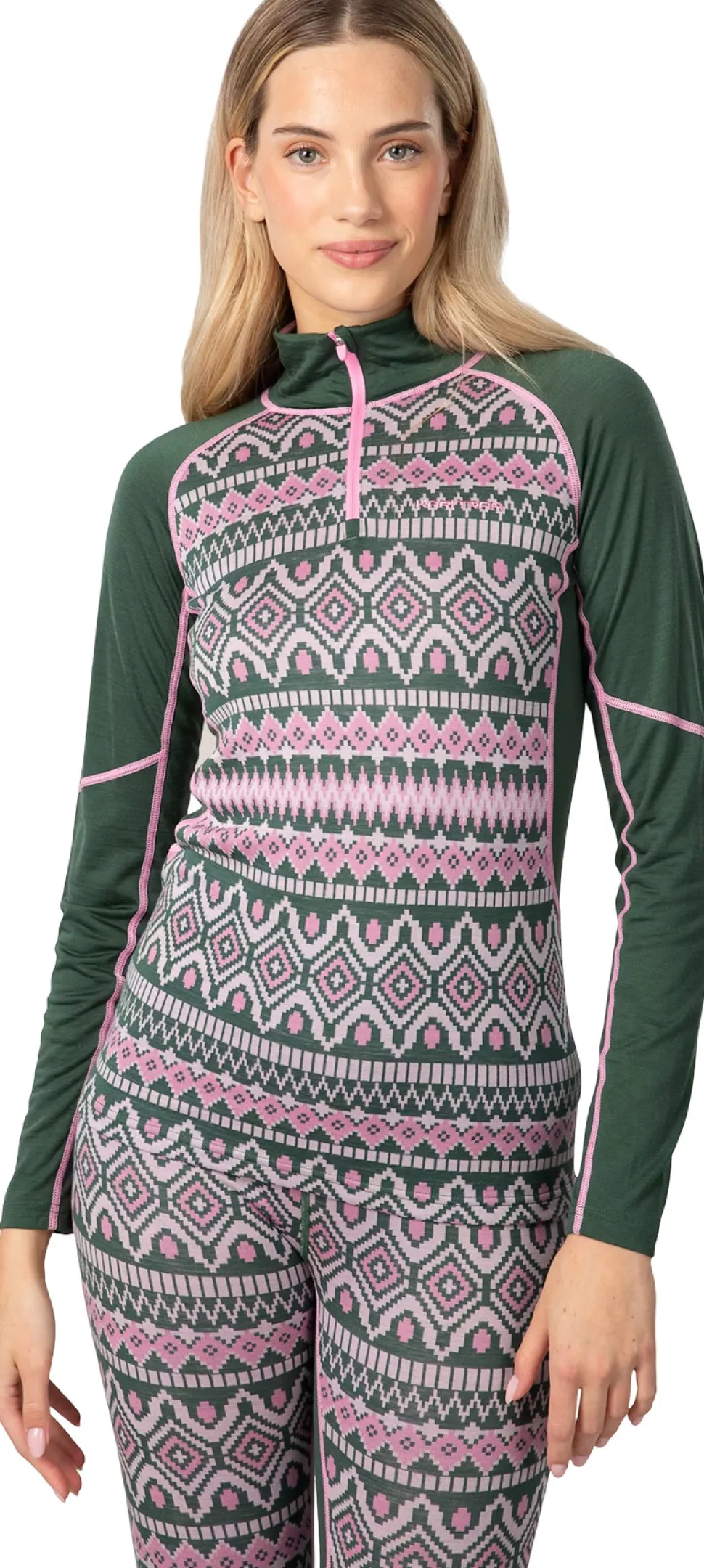 Malia Half-Zip Base Layer Top - Women's