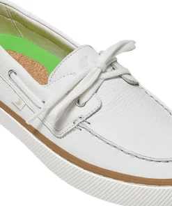 Maré Pebbled Leather Boat Shoes - Women's