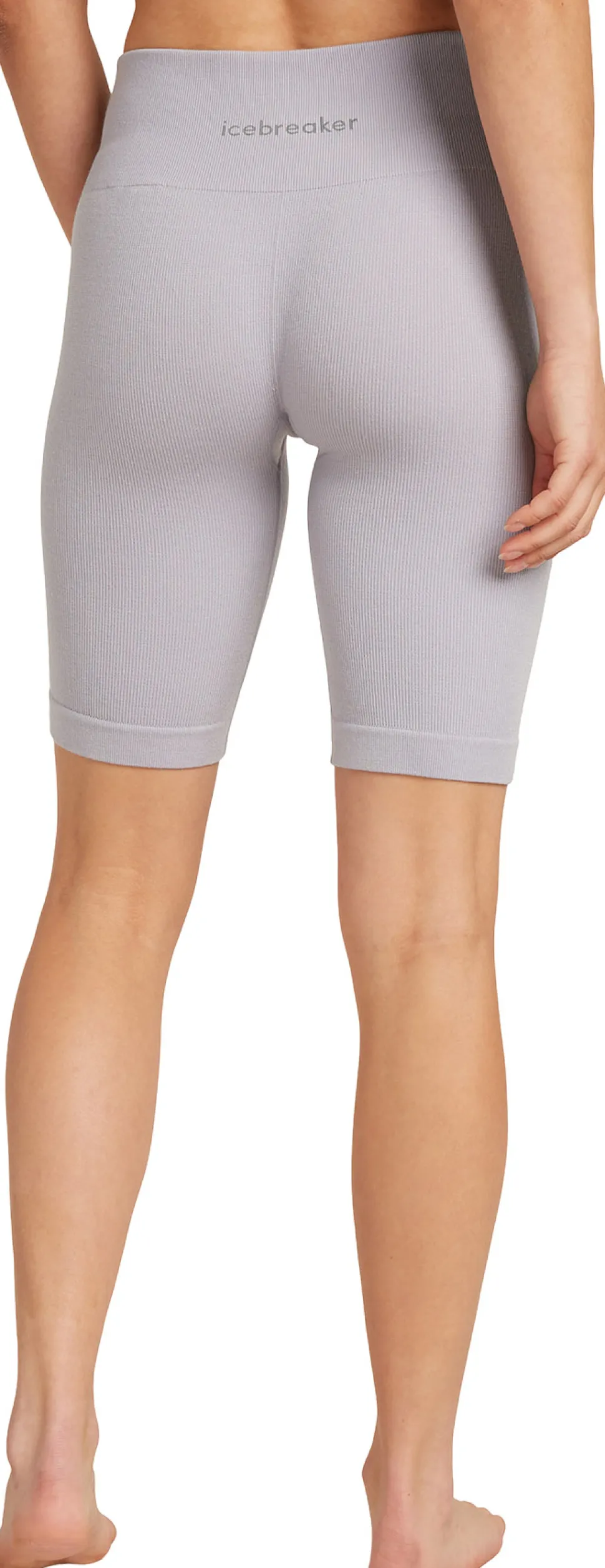 Merino Blend 260 Seamless Rib 8" High Rise Shorts - Women's