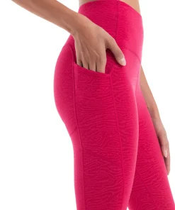 Merino Fastray High Rise Tights Topo Lines - Women's