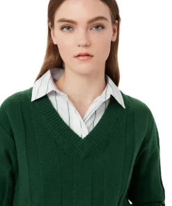 Merino Wool Blend Sweater - Women's