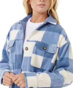 Neon Isles Fleece Long Sleeve Shirt - Women's