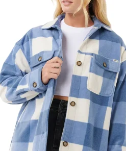 Neon Isles Fleece Long Sleeve Shirt - Women's