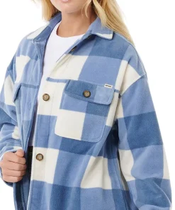 Neon Isles Fleece Long Sleeve Shirt - Women's