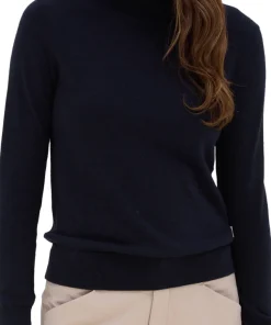 New Haven Lightweight Merino Turtleneck Knit Sweater - Women's