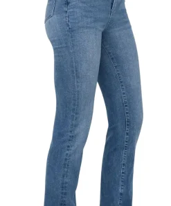 No Sweat Denim High Rise Slim Straight Jeans - Women's