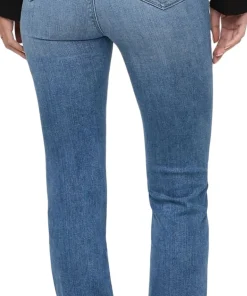 No Sweat Denim High Rise Slim Straight Jeans - Women's