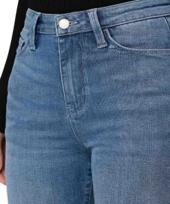 No Sweat Denim High Rise Slim Straight Jeans - Women's